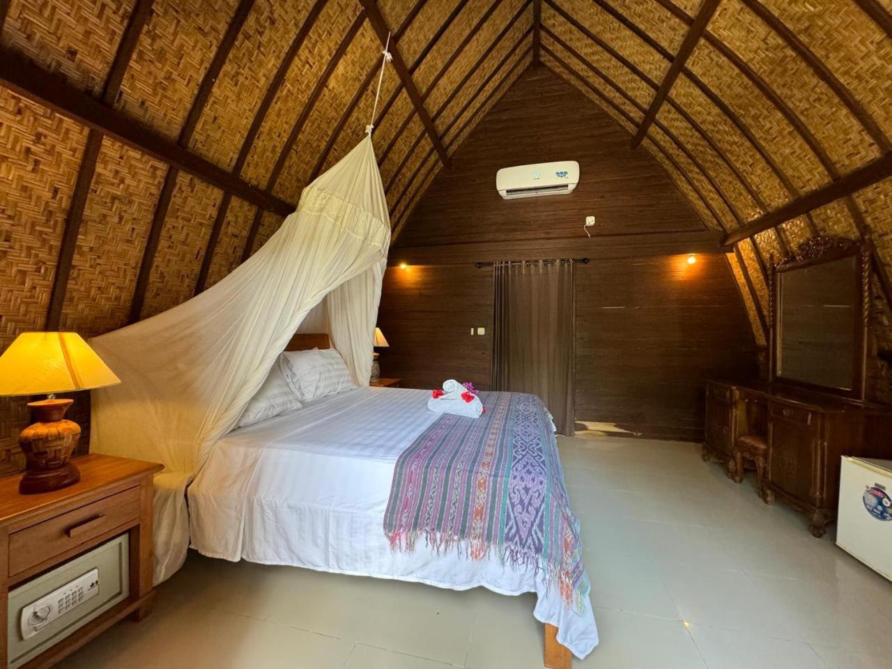 Sandy Beach Bungalows Gili Air Exterior foto
