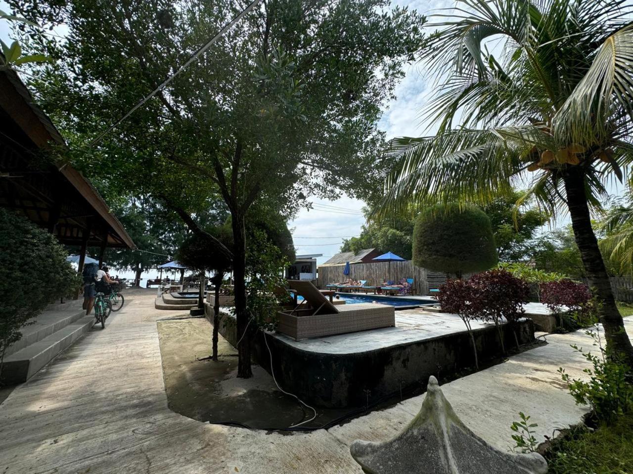 Sandy Beach Bungalows Gili Air Exterior foto
