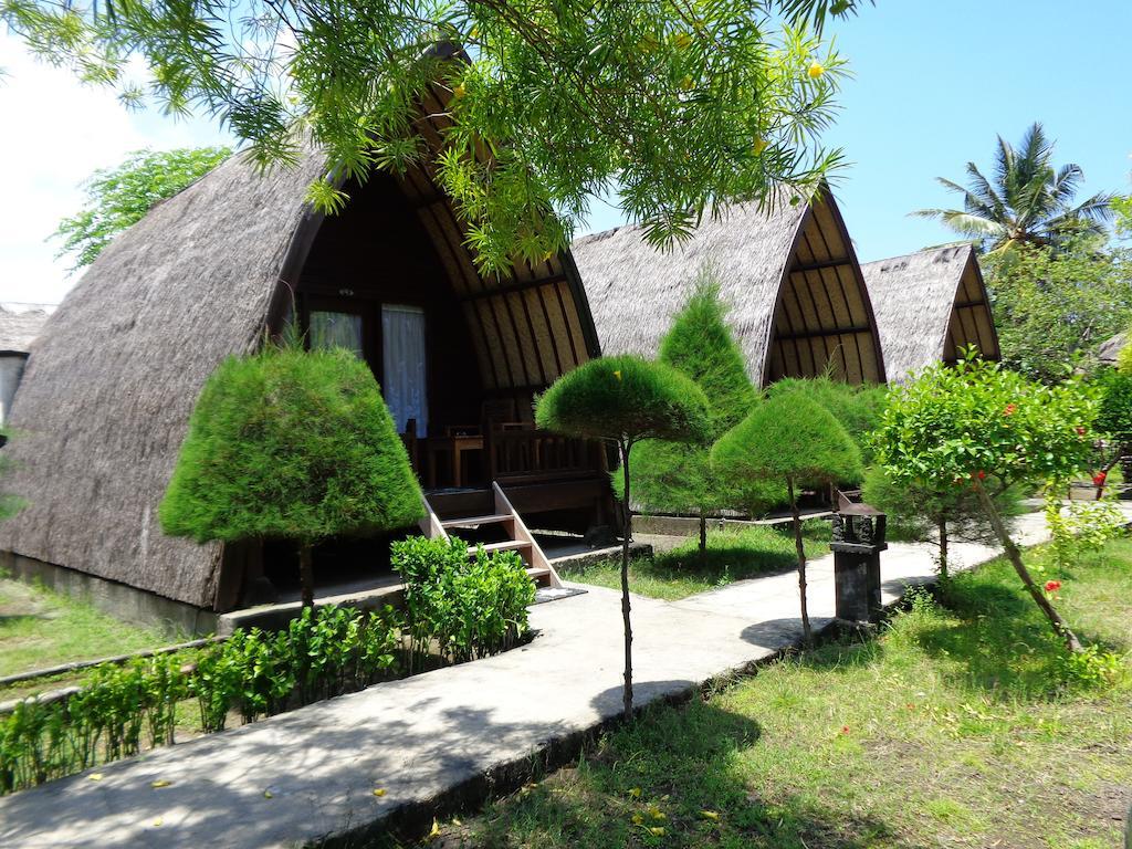 Sandy Beach Bungalows Gili Air Exterior foto