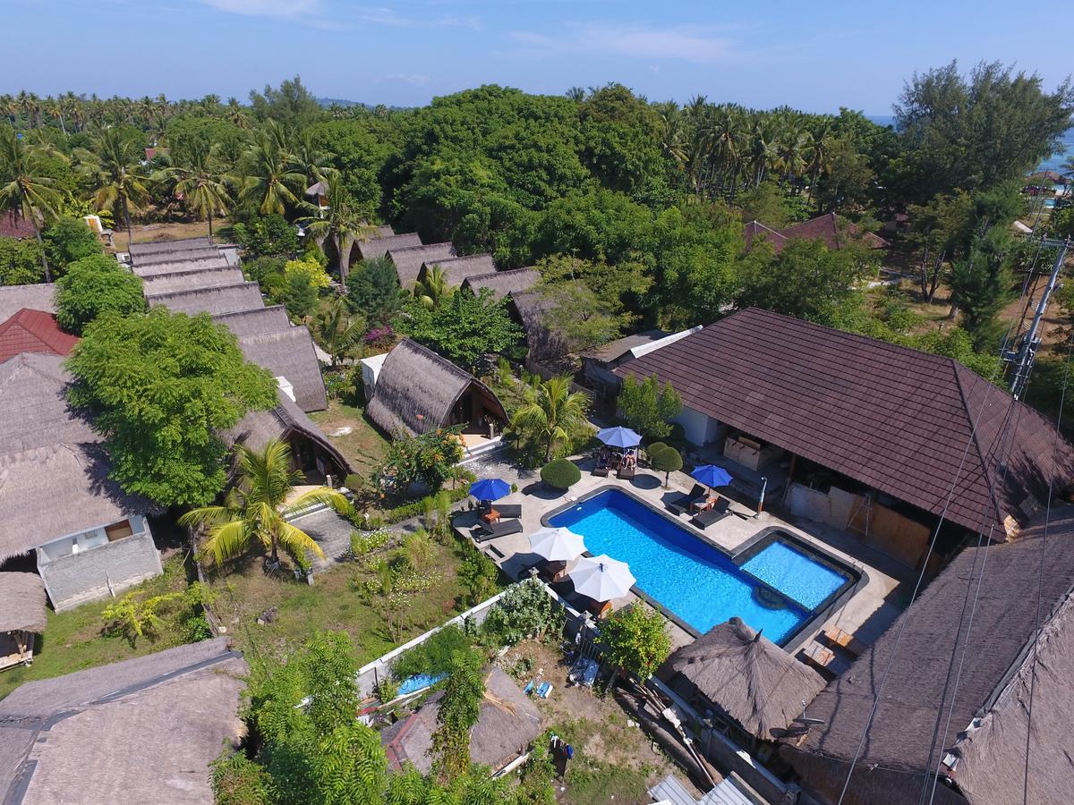 Sandy Beach Bungalows Gili Air Exterior foto
