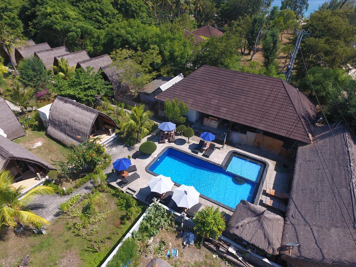 Sandy Beach Bungalows Gili Air Exterior foto