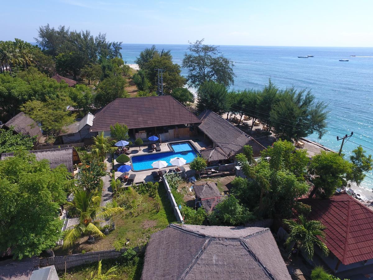 Sandy Beach Bungalows Gili Air Exterior foto