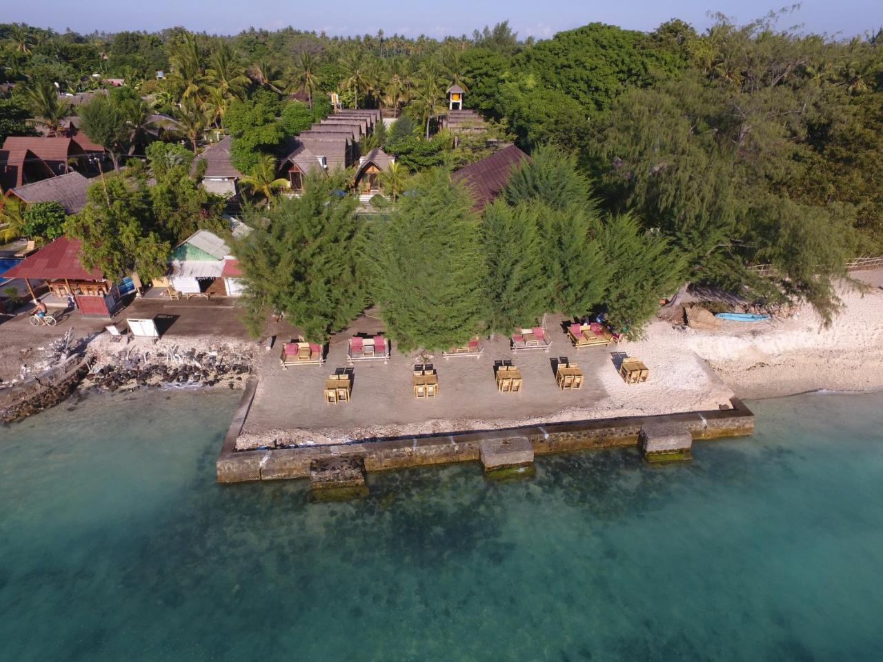 Sandy Beach Bungalows Gili Air Exterior foto