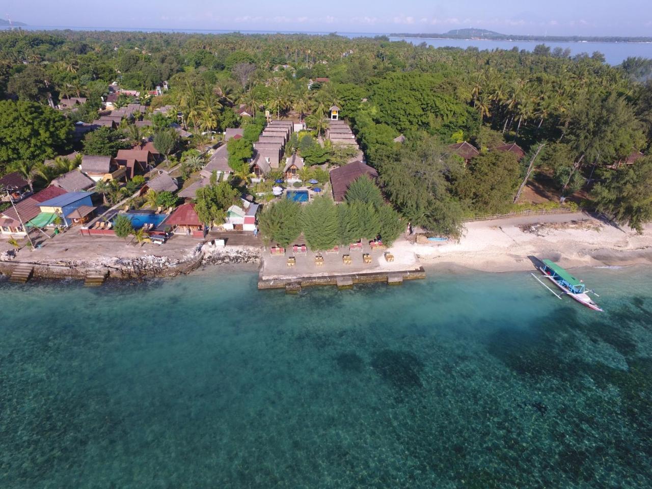 Sandy Beach Bungalows Gili Air Exterior foto