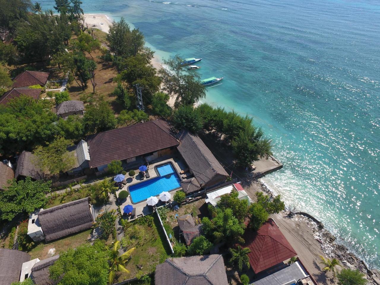 Sandy Beach Bungalows Gili Air Exterior foto