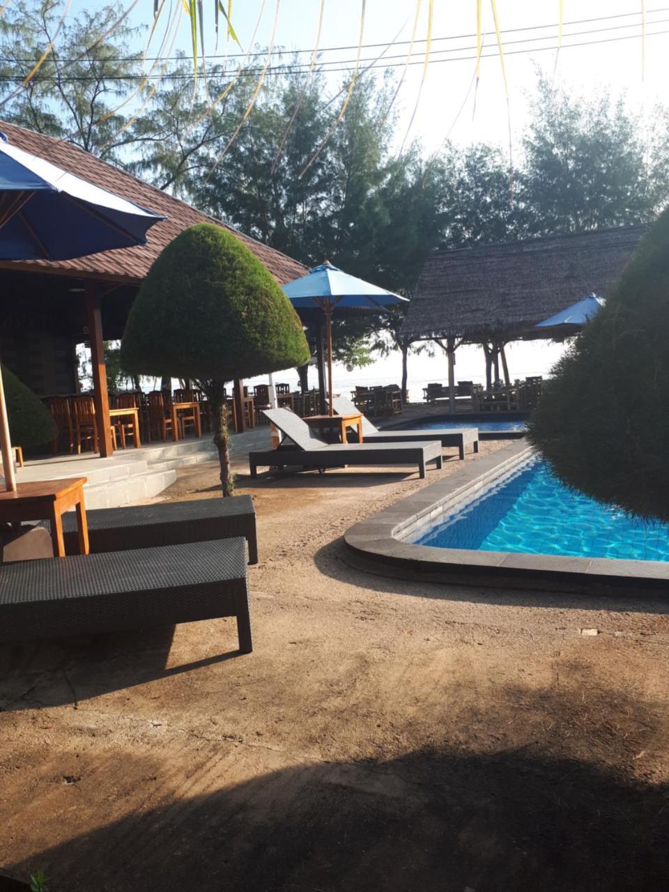 Sandy Beach Bungalows Gili Air Exterior foto