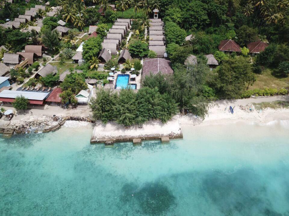 Sandy Beach Bungalows Gili Air Exterior foto